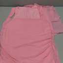 Trendy Queen Womens Mini Mesh Square Neck Fitted Going Out Ruched Dresses Summer Party Club Bodycon Short Dress Medium