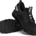 Women Sport Running Shoes Fashion Casual Atheltic Walking Tennis Sneakers (6.5, All Black)
