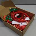 Christmas Glasses & Headband 12 Pack, Xmas Glitter Eyeglasses Frame & Headwear Accessories - One Size Fits All, Holiday Party Favor Supplies Classroom Game Prizes Gifts Photo Booth Props Outfit