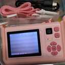 Kids Camera for Girls with Tripod & 32GB Card, 1080P HD Toddler Digital Video Camera, Portable Travel Toy Best Birthday Festival Gifts for Girl 3 4 5 6 7 8 9 10 Year Old (Pink)