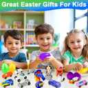 AMENON 12 Pack Easter Eggs with Transform Car Toys For Boys, Easter Basket Stuffers Transform Vehicle Robot For Kids Boys Easter Egg Hunts Classroom Prize Supplies Fillers Party Favors