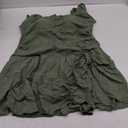 Eomenie Plus Size Swimdress for Women One Piece Swimsuit Tummy Control Swim Dresses Skirt Bathing Suit (Army Green)