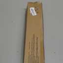 Curtain Rod 32 to 58 Inches (2.6-4.8ft), USFOOK 7/8 inch Telescoping Splicing Curtain rods for Windows 20 to 54 inches, Silver Decorative Drapery Rods for Home with Translucent Finials