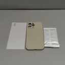 Magnetic for iPhone 13 Pro Max Case, Compatible with MagSafe, [Full Camera Protection][Screen Protector] Silicone Shockproof Protective Phone Case for iPhone 13 Pro Max 6.7", Stone