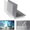 Laptop Case Set for 2025 IdeaPad Pro 5/5i (14'', Gen 10) Scratch-Resistant & Drop-Resistant Hard Shell Frosted Transparent Protective Cover + Keyboard Cover + Screen Film