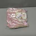 Hiroyuki Iridescent Makeup Bag, 14 inches Cosmetic Bag, Large Capacity Travel-Friendly Pouch (plain, pink)