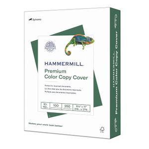 Hammermill, 122549, Premium Color Copy Cover, 100 Bright, 60lb, 8.5 x 11, 250/Pack, Sold As 1 Pack