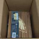 The Memory Company Licensed NFL Wood Boxed Drinkware Gift Set - Includes 2 Premium Rock Glasses, Cooling Cubes, Tongs, and Coasters, Philadelphia Eagles