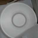 MALACASA Plates and Bowls Sets, 12 Pieces Porcelain Dinnerware Sets Dishware Sets Chip Resistant Ceramic Dish Set Dining Dinner Ware Service for 4, White, Series LUNA