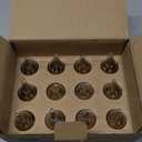 GoBright Dimmable E12 Candelabra LED Light Bulbs 40W Equivalent, 2700K Soft Warm White Chandelier Light Bulbs, 4W 460 LM Flame Tip Candle Light Bulbs, 12-Pack