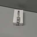 BESTTEN 1 Pack Combination Wall Light Switch and Decor Outlet, Single Pole Rocker Switch, 15A/120V, Decorative Receptacle, 15A/125V, Combo Style, Wallplate Included, Side Wire, UL Listed, White