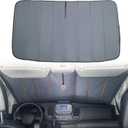 MELIPRON Insulated Blackout Window Cover Fit for Ford Transit 2015-2025, Front Windshield Sunshade, Blocks Light & UV, Keeps Cool in Summer & Warm in Winter, Perfect for Vanlife & Camping