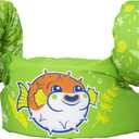 Puddle Jumper Fabric Kids Life Vest with Armbands | US Coast Guard Approved | Youth Swim Trainer | Weight Capacity 33-55lbs | Adjustable | Comfortable Polyester