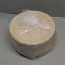 JOLLY CHEF Compostable Heavy Duty Plates   [ ] Eco-Friendly Disposable Paper Plates Made of Bagasse Biodegradable Bulk for Party Dinner Sugarcane Thanksgiving Day (Natural)