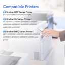 TN850 Toner Cartridges Compatible for Brother TN-880 TN-850 TN-820 TN820 Toner Cartridges High Yield Replacement for HL-L6200DWT L6200DW L5200DW L5100DN MFC-L5800DW L5700DW L6700DW L6800DW 2 Black