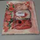 XCHI Roses Flowers Love Hearts Vase Valentines Day Placemats Set of 4 Table Mats for Party Home Kitchen Dining Table Decorations 12x18 Inch