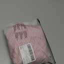 RoseSeek Women's Striped Button Front Flared Camisole Tops Shirred Spaghetti Strap Tank Top, XL