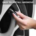 3 x Tire Valve Stem Caps for BMW X1 X3 M3 M5 X1 X5 X6 Z4 3 5 7 Series Tire Valve Stem Cover Air Cap Belt O-Ring 4 Pack Black