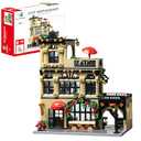 ENJBRICK Flowers City Restaurant Assembly Square Building kit for Adutls,Creator Building Sets for Girls 8-12 Years 1489 pcs