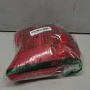 36 Inch Red Knitted Christmas Tree Skirt: Small Thick Cable Knit Round Cream Tree Skirt for 46FT Tree Rustic Neutral Farmhouse Neutral Christmas Tree Decorations Tree Base Cover