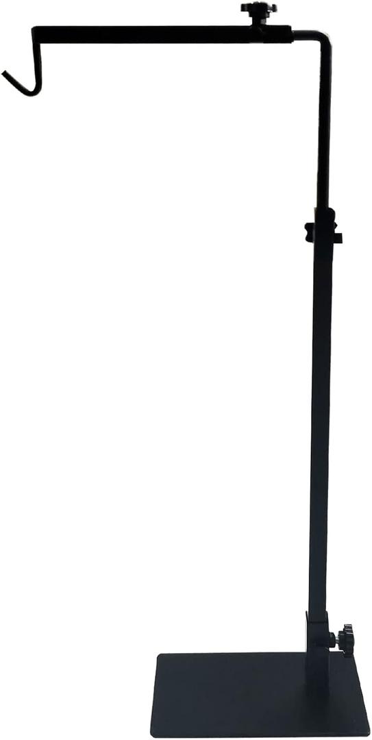 Adjustable Reptile Lamp Stand Floor Light Holder, Hook Hanging Heat Lamp for Reptile Amphibian Terrariums Tortoise and Other Cold Blooded Animal Enclosures Glass Terrarium Heating Light (Modern 1)