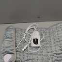 Deepsoon Heating Pad,Electric Heating Pads for Back,Neck,Abdomen,Moist Heating Pad for Shoulder,Knee,Arms,Legs,Dry/Moist Heat & Auto Shut Off,Christmas Gifts for Men and Women,Light Gray,24x12 Inch