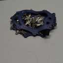 Walk Traction Cleats,24 Spikes Crampons for Shoes,Ready Ice Cleats - Unisex with Durable Alloy Teeth for Outdoor Activities, Climbing Mountaineering,Walking,Hiking (Medium, Navy Blue)