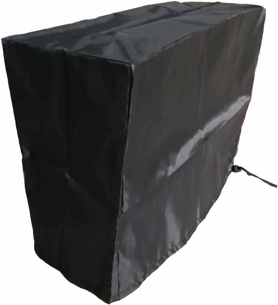 Large Size CPU Dust Cover, Gaming Computer Desktop PC Mid-Tower [Antistatic, Waterproof] Jacket Protector, PC Case, Computer Dust Cover with Adjustable Elastic Cord (10W x27.5D x20H) (Black)