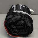 Sportneer 0 Degree Wearable Sleeping Bag for Adults & Kids  Walkable with Arm Zippers, Waterproof & Warm, Compact for Camping, Stadiums, Travel, Backpacking & Car Use (87''Long 32-65, Black)