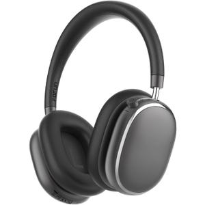 NC95 Hybrid Active Noise Cancelling Headphones with Knob Control, 120H Playtime Over Ear Headphones Wireless Bluetooth 6.0, App Control, Hi-Res Audio, Comfort Fit, Clear Calls for Travel/Workout (Space Grey)