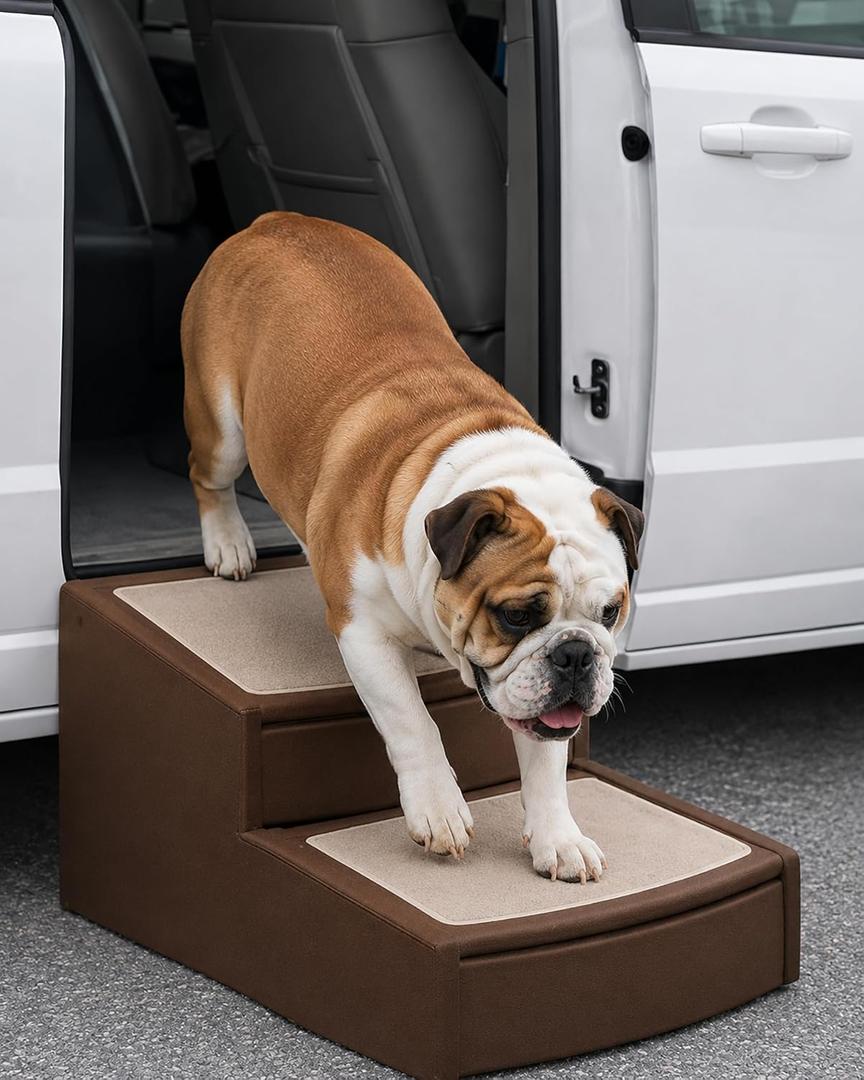 Pet Gear Easy Step II Extra Wide Pet Stairs, Dark Mocha
2 Step, For Cats/Dogs up to 200 pounds, Removable/Washable Carpet, Easy Assembly, No Tools Required