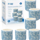 Premium Wicking Humidifier Filters - Upgraded Blue Mesh Treated Layer Humidifier Wicking Filters Compatible with Honeywell HAC-504AW, Filter A for Models HAC-504, HAC-504AW, HCM 350 and Other Cool Mist Models - Pack of 6