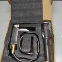 GAGALIFE Bathroom Faucet 1 Hole, Brushed Nickel Bathroom Sink Faucet with Metal Pop-up Drain Supply Lines and Deck, Modern Waterfall Bathroom Faucets Single Handle, JJL-MP-7001BN