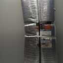 2 Rolls: 48x10' Reflective Insulation Roll Foam Core Radiant Barrier Garage Door