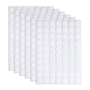 350pcs Transparent Double-Sided Sticky Adhesive Dots Stickers, 10mm/0.4 Small Round Clear Acrylic Putty Glue Heavy Duty, Removable Waterproof Strong No Trace Sticker for Handmade Crafts Card Making
