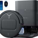 ECOVACS DEEBOT T80 Omni Robot Vacuum and Mop, Instant Self-Cleaning OZMO Roller Mop, TruEdge Deep Cleaning, AI Navigation, 18,000Pa Suction and ZeroTangle 3.0 for Pets and Carpets