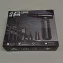 Electric Compressed Air Duster - 33,0000 RPM High-Speed Air Blower Gun, Rechargeable Mini Turbo Fan Cordless for Keyboard, PC, Car, Home & Outdoor Cleaning Dust, Replaces Compressed Air Cans (Silver)