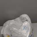 Awellife Farmhouse Beige Shower Curtain Button Linen Textured Woven Fabric,Pleated Beige Stripe,Country Style,60" W x 72" L