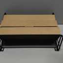 Spice Rack Organizer with 28 Spice Jars, Black Lids，Spice Labels, Chalk pen and Funnel Set for Cabinet, Countertop, Pantry, Cupboard or Wall Mount