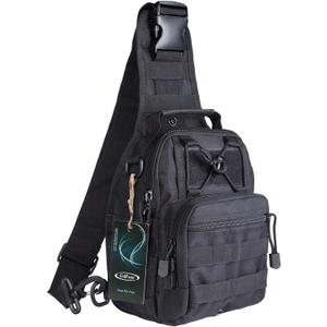 G4Free Outdoor Tactical Bag Backpack, Military Sport Bag Pack Sling Shoulder Backpack Tactical Bag for Every Day Carry (Black)