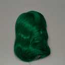 LANICE Green Wig for Women Short Bob Wigs with Bangs Natural Synthetic Wig Shoulder Length Colorful Wigs for Daily PartyUse(12inch,Green)