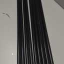 3/4 Inch Round x 32 Inch Length Staircase Deck Balusters Standard Plain Black Coated for Stair/Deck/Porch Pack of 10