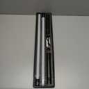 2 Pack Rechargeable Lightsabers with Connector, Metal Hilt Light Sabers, Durable PC Blade, USB Charging, Combine into Double Staff, 12 Colors LED, Sound Effects, Dueling Toys for Kids Adults, Gifts