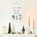 LKETW Boho Inspirational Poster Hanger Frame 12x16 Inch, Let's Root for Each Other Motivational Wall Art Posters for Kids Room, Inspirational Hanging Banner Decor for Playroom Homeschool Classroom