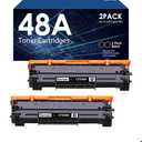 Compatible Toner Cartridge Replacement for HP 48A CF248A for Pro M15w M15a M16w M16a M28w M28a M29w M29a M30w M31w Printer (Black, 2 Pack)