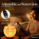 HL Himalayan Pink salt Lamp Bowl with Balls comes with dimmer switch and a pair of bulbs (HL BOWL)