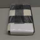 Buffalo Plaid Outdoor Rug, 32"x40" Checkered Front Door Mat, Non Slip Absorbent Entryway Rug Doormat Indoor, Washable Outdoor Rugs for Layered Door Mats Porch/Front Porch/Farmhouse Black and White