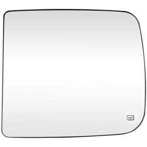 Heated Repl. Glass Right Passenger Side Compatible with Dodge Ram 1500 2500 3500 2009 2010 2011 2012 2013 2014 2015 2016 2018 2019 2020 tow flat mirror big lens