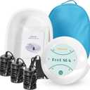 Ionic Foot Bath Detox Machine, Ion Foot Detox Spa for Home Use Beauty Salon Beauty SPA Club with 100 Liners, Zipper Carrying Bag | Detoxifying & Convenient