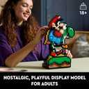LEGO Super Mario World: Mario & Yoshi Building Set for Adults, Ages 18+ - Gift Idea for Birthdays - DIY Craft for Fans of Nintendo Game - Home or Office Display - 71438